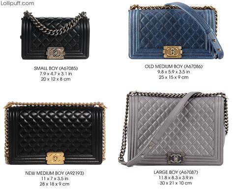 chanel handbags boyfriend|chanel boy different sizes.